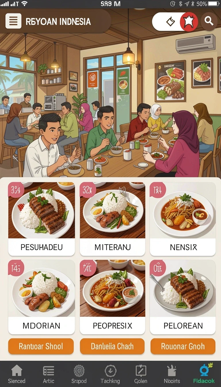Daftar katalog menampilkan nama aplikasi, versi, ukuran, dan kategori dalam susunan yang mudah dipindai.